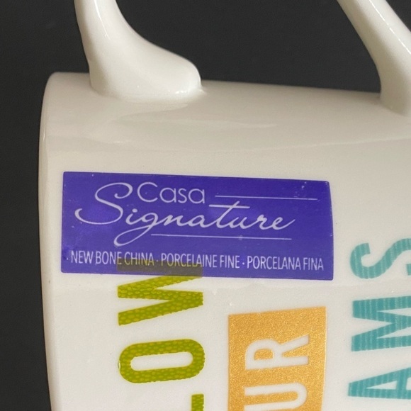 $5 ADD ON NEW Bone China Porcelain Mug “Follow Your Dreams Go Back To Bed” - Picture 5 of 5